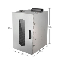 Instelbare Temperatuur Food Fruit Dehydrator Pinda Droger Machine Groente Industriële Commerciële Droogmachine
