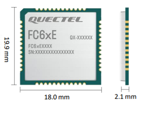 Wi-Fi 6E và BLE (Bluetooth 5.2) mô-đun quectel fc66e Wi-Fi & Bluetooth mô-đun nhỏ gọn lcc gói fc66 - Product Image 2