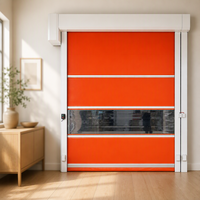 Porte rapide industrielle en PVC sur mesure, porte automatique à action rapide, porte enroulable pour usine, atelier, salle blanche
