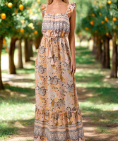 Robe d'été personnalisée pour femme grande taille, robe de plage à col halter, dos nu, pour les vacances, robe tie-dye bohème