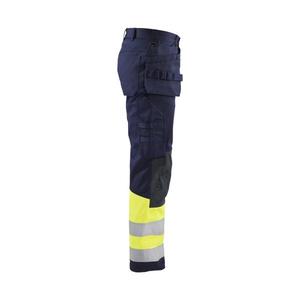 BLAKLADER - 147915148933C48 Pantalones artesanos multinorm Azul marino/Amarillo-EAN 7330509551677 ROPA DE TRABAJO RESISTENTE A LLAMAS - Product Image 5