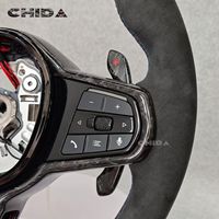 Setir Mobil Profesional Berkualitas Tinggi Berbahan Suede dan Serat Karbon untuk BMW F10 F30 F20 F18 F36 E89 E90 G20 G11 G06