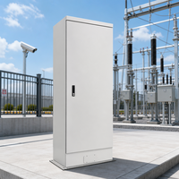 Armoire électrique sur pied IP55 en acier galvanisé 800x500x1800mm, coffret de commande industriel