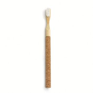 Cepillo de Dientes de Bambú de Alta Calidad con Logotipo Personalizado, Cerdas Suaves Biodegradables, Mango de Paja de Trigo Natural - Product Image 4