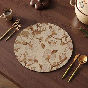 Set de table en plastique à motifs Guangzhou, isolant thermique, anti-brûlure, épaissi, imperméable, anti-huile, style chinois, luxe léger - Product Image 4