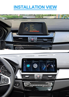 Pantalla Táctil de 12.3 Pulgadas y 2400*900p, Actualización del Panel de Instrumentos, Android MTK8667 de 8 Núcleos para BMW Serie 2 F45 F46 NBT EVO