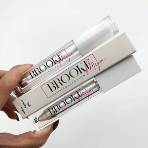 Plastic tube transparent lip gloss tube LOGO custom 7ml