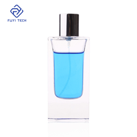 Vente en gros d'usine - Flacons de parfum en verre cylindriques vides de luxe personnalisés de 60 ml, 80 ml, 100 ml avec pulvérisateur à pompe, impression sur écran et boîte d'emballage