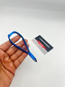 Sustainable Stainless Steel Nail Nipper <b>Cutter</b> <b>Plasma</b> Blue Color Locking Handle Cutting For Toe Finger Ingrown Nails Manicure - Product Image 1