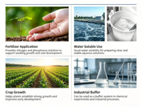 Phosphate de diammonium (DAP) de haute pureté (NH4)2HPO4 99% Min, qualité industrielle, prix usine
