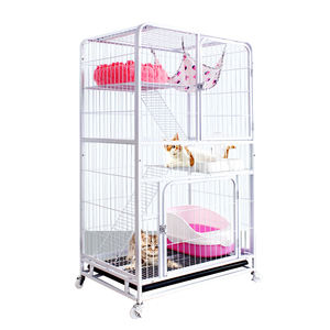 Intérieur Rectangle forme couleur personnalisée Chine En Acier Inoxydable Pour Animaux De Compagnie <span class=keywords><strong>Cage</strong></span> de Chenil - Product Image 2