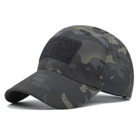 Casquette de baseball pour hommes 6 panneaux en coton Desert Camo Velcro Patch Back Snapback Peaked Trucker avec velcro Patch amovible