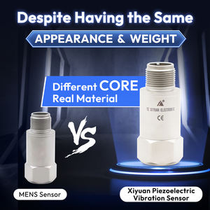 Transduser Kompleks Getaran Akselerometer Kecepatan/Suhu yang Intrinsik Aman <span class=keywords><strong>Sensor</strong></span> Piezoelektrik IEPE Perlindungan IP65 - Product Image 2