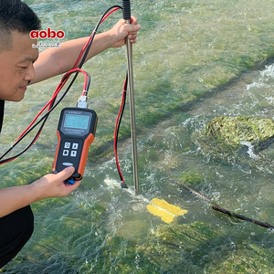 Portable Electromagnetic Speedometer Flowmeter <strong>with</strong> LCD Display Customized OEM Support For Water Medium - Product Image 1