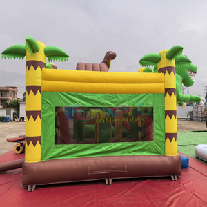 Château gonflable, parc à dinosaures gonflable, château rebondissant avec toboggan, structure de jeux gonflable commerciale pour enfants, trampoline rebondissant - Product Image 4