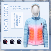 Veste chauffante d'hiver en satin blanc USB pour femme, respirante, pour le ski et l'équitation, veste chauffante longue pour homme
