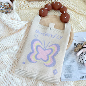 Nuevo lindo Mini Bolso pequeño <span class=keywords><strong>de</strong></span> punto versátil impermeable bolso <span class=keywords><strong>de</strong></span> teléfono móvil bolso <span class=keywords><strong>de</strong></span> hombro cruzado <span class=keywords><strong>de</strong></span> moda con cierre <span class=keywords><strong>de</strong></span> cremallera - Product Image 1