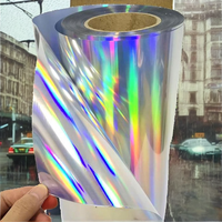 Vente flash - Autocollants en vinyle holographique brillant autocollants en PVC résistants à l'eau et aux UV, permanents, pour découpe sur traceur