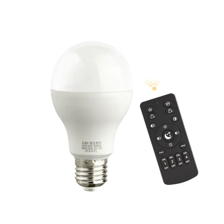 e27 energy saving bulb with remote control switch led smart bulb with App control