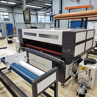 Découpeuse laser CO2 automatique intelligente pour tissus et textiles, haute précision avec CCD, pour l'impression numérique