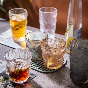 Granit créatif style européen motif d'écorce d'arbre boire du vin givré whisky tasse glacier rock verre japon Laser cadeau <span class=keywords><strong>gobelet</strong></span> - Product Image 5