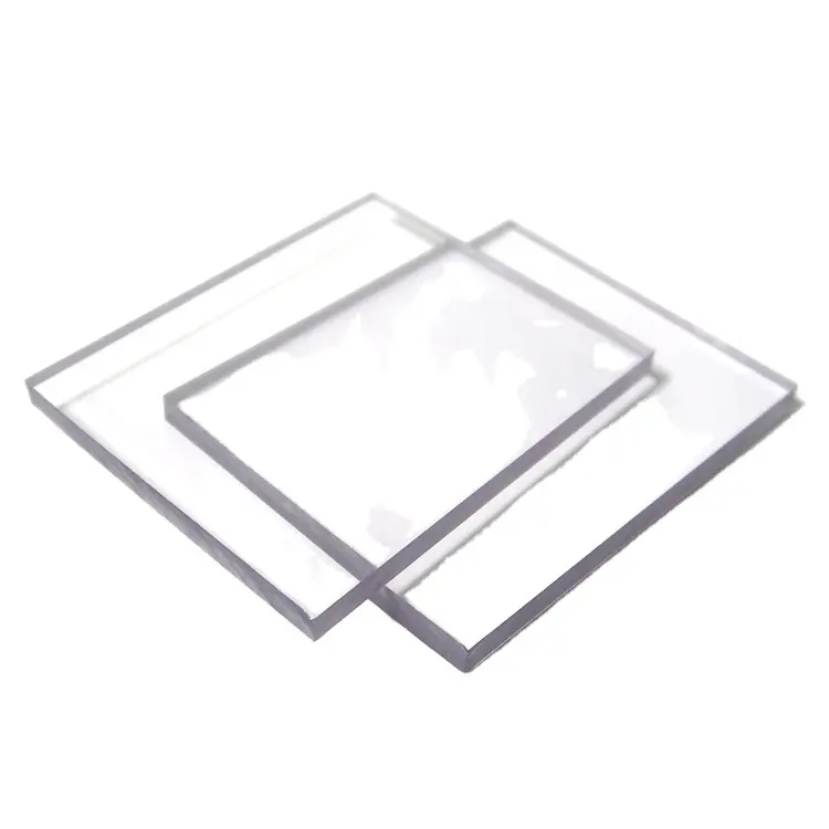 Tôle plate transparente en polycarbonate pour toiture en plastique PC de 3MM Prix