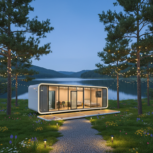 Casa Cápsula Moderna Tipo Apple, Cabaña Modular Inteligente para Alquileres Airbnb, Estancias Boutique y Alojamiento en Parques de Vacaciones - Product Image 2