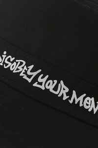 Chapeau seau de haute qualité en coton et polyester avec doublure en pharmacie à l'intérieur du logo noir - Product Image 4