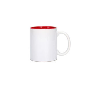Tazza in bianco a sublimazione in ceramica da 11 once in vetro tazze da caffè diritte tazze da caffè con manico rotondo tazza di colore interno carino 36 pezzi <span class=keywords><strong>Per</strong></span> ogni colore - Product Image 6