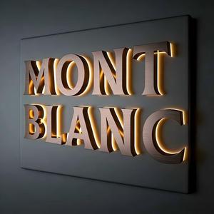 Logo d'entreprise 3D personnalisé rétroéclairé par LED, enseigne lumineuse en acrylique pour devanture de magasin, intérieur/extérieur, pour salon de beauté, panneau publicitaire - Product Image 2