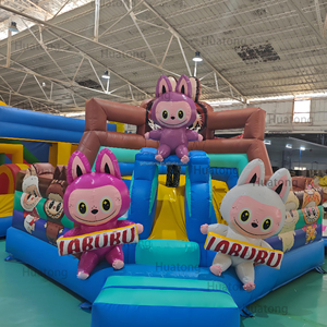 Inflatable Trampoline thư bị trả lại nhà nhảy lâu đài với bóng hồ bơi PVC Combo Inflatable bouncers cho bên lâu đài - Product Image 1