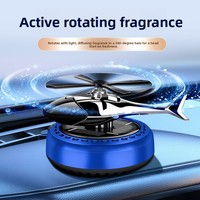 Diffuseur de parfum pour voiture : Parfum longue durée, avion rotatif solaire et aromathérapie automobile.