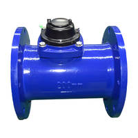 Large Diameter Woltmann Digital Water Meter IP68 OEM Low Pressure Loss Flow Meter for Farm Industrial Water Pipeline Monitoring