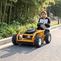 En stock, livraison rapide, tondeuse à gazon à roues de 550 mm, tondeuse à gazon télécommandée pour l'entretien des pelouses en Amérique du Nord