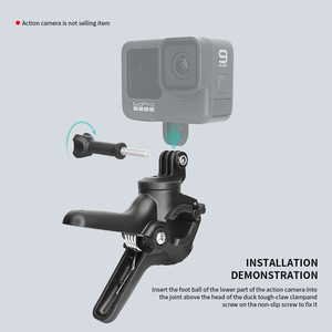 Soporte de Bicicleta VINmounts Tough-Clamp con Base de Abrazadera de Resorte para Cámaras de Acción GoPro VIN-XJ-03 - Product Image 3