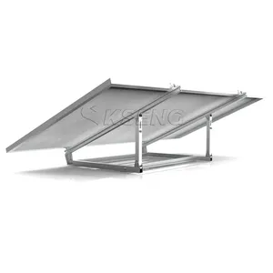 Kit Pasang dan Mainkan Sistem Balkon Panel Surya Pemasangan Mudah dari Grid Braket Pemasangan Surya Yang Dapat Disesuaikan
