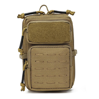 Sac de taille tactique MOLLE découpé au laser, étanche, extensible, 3P, poche pour téléphone EDC, trousse de premiers soins pour la randonnée, les voyages, le camping