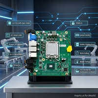 Nueva Placa Base Industrial EBP-8511 H610 DDR5 64GB 4*Intel LAN 2*RS485 2*RS232 con TPM2.0 Integrado, SATA y EtherCAT