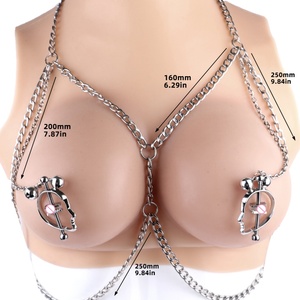 Collar de Metal con Pinzas para Pezones, Juguete Sexual para Mujeres, Estimulación de Senos, Clip para Clítoris, Lencería Sexy - Product Image 3