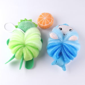 Trẻ em tắm bọt biển tăng kỳ lân cá mập xanh trẻ em tắm mướp cơ thể rửa phim hoạt hình tắm da chà mặt pouf - Product Image 4