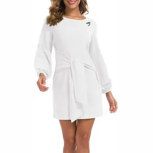 एसएमओ सफेद बागे फेम डे वेस्टिडोस ब्लैंकोस कैजुअल महिलाओं के लिए फ्रॉक कैजुअल ड्रेस