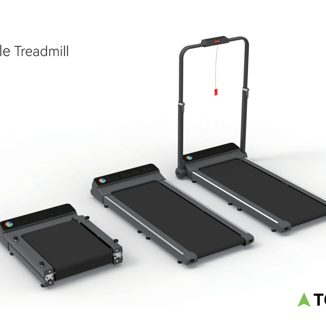 TOPKO New Design Patent Foldable Walking Pad Treadmill Custom Logo Smart Home/Office Use Portable Walking Running Machine