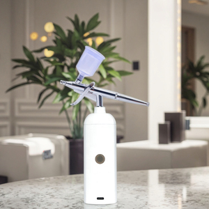 <span class=keywords><strong>Kit</strong></span> d'<span class=keywords><strong>aérographe</strong></span> rechargeable pour débutants, ensemble <span class=keywords><strong>complet</strong></span> de démarrage, <span class=keywords><strong>pistolet</strong></span> d'<span class=keywords><strong>aérographe</strong></span>, compresseur, portable, écologique, sans fil, guide de peinture pour - Product Image 3