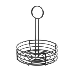 Porta Condimenti Rotondo HENDI per Arredamento Cucina, Diametro 165mm, Altezza 215mm - Product Image 1