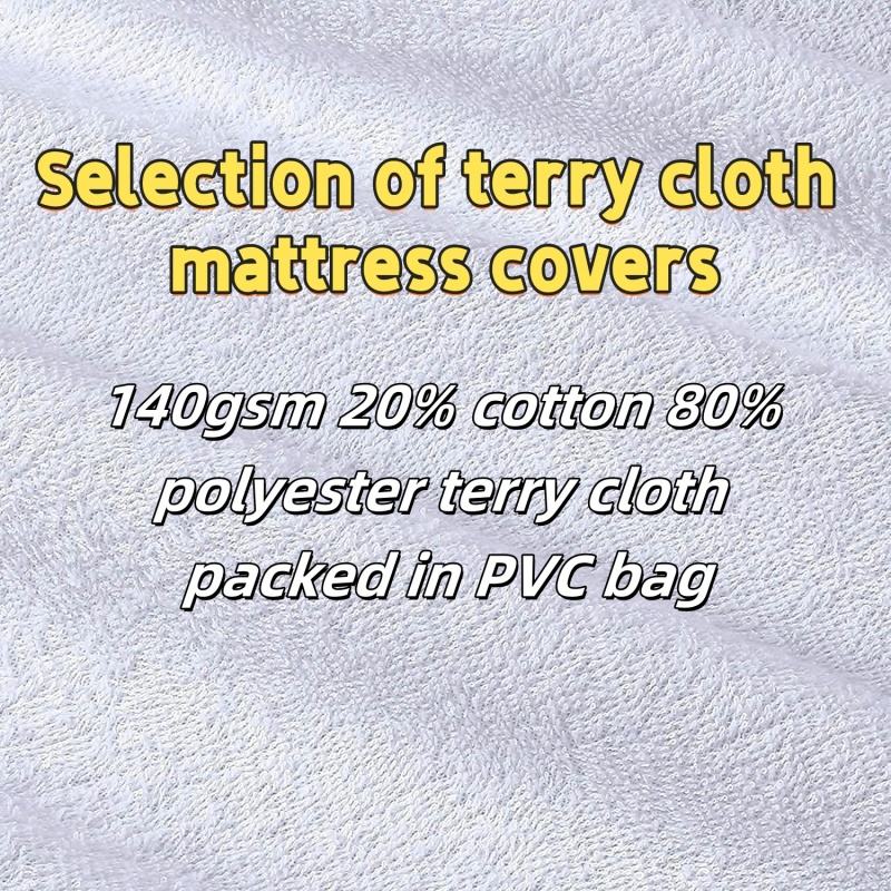 140gsm 20% cotton 80% polyester terry cloth packed in PVC bag