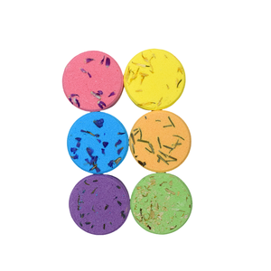 Saint Valentin 6 pièces douche vapeur ensemble nouveau bain d'aromathérapie biologique fizzies riche lavande Rose lait beurre de karité relaxant - Product Image 6