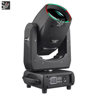 Lyre 15R 300W Projecteur LED à tête mobile, 13 couleurs, 14 motifs, Gobos, Prisme, Mode de contrôle DMX512, King Sharpy, pour DJ et soirées