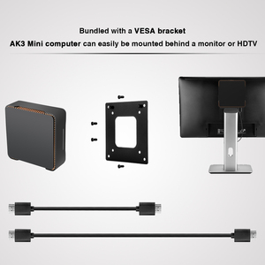 Mini PC en Stock, <span class=keywords><strong>Intel</strong></span> <span class=keywords><strong>Apollo</strong></span> <span class=keywords><strong>Lake</strong></span> <span class=keywords><strong>N3350</strong></span>, 4G 64G AK3V, WIFI 5 y Triple Pantalla - Product Image 3