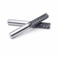 Fraise à maïs en carbure diamanté à haute dureté, 2 cannelures, 2mm/3mm, pour routeur CNC, pour fibre de carbone