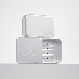 Porte-savon en aluminium de qualité supérieure avec plateau d'égouttage amovible - Organisateur de salle de bain durable - Product Image 5